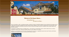 Desktop Screenshot of parksquarehomes.ahn01.com